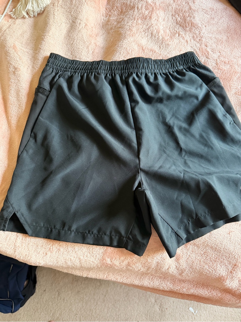 Nike Black Men's Athletic Shorts with Elastic Waistband